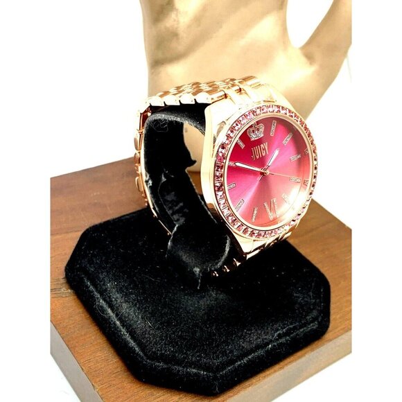Juicy By Juicy Couture Women\'s Watch JC/5028 Quartz Pink Dial Rose Gold Steel main image 5